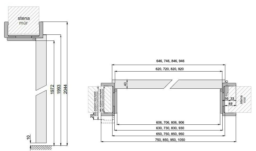 Interiérové dveře DRE Standard 10 CPL