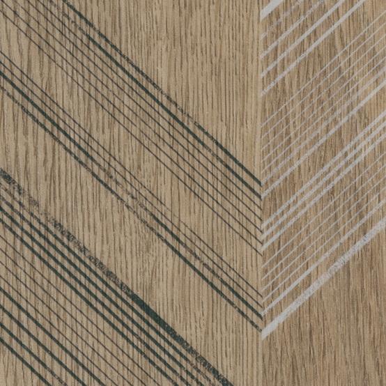 Gerflor - Taralay Impression Compact 0724 - Herringbone Chatain